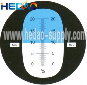 Réfractomètre à main pour le lait, test du colostrum, réfractomètres 0-20% - Product Image 2