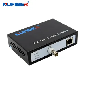 PSE/PD EOC псу POE NF-9801 Ethernet по коаксиальному кабелю Extender IP RJ45 к коаксиальный конвертер