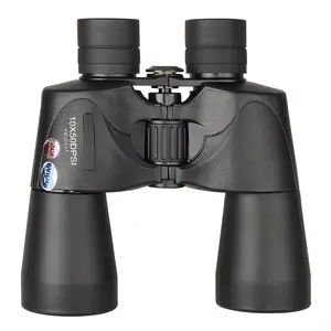 Optik Kaca Sistem Porro BK7 Populer 10X50 Teleskop Teropong HD dengan FMC Lensa Film Hijau Multi-lapis