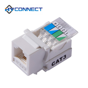 Giọng nói 6P4C Cat3 RJ11 điện thoại Keystone Jack UTP không được che chở Modular Jack - Product Image 6
