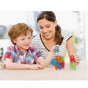 Sillas Apilables, Juego de Mesa Familiar, Juguetes de Equilibrio para Niños - Product Image 2