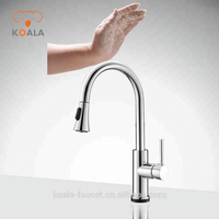 Robinet électronique à capteur automatique, cuisine européenne Kichen robinet mixte d'eau tactile à main