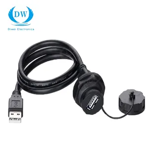 Conector de cable micro usb v8, resistente al agua, a precio de fábrica