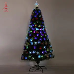 Decorative LED Fiber Optic 6ft umbrella tree christmas