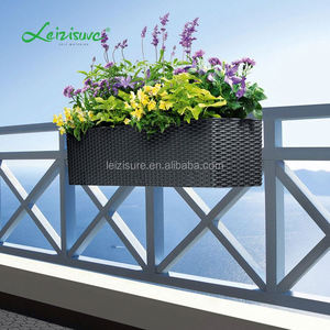 Superficie de <span class=keywords><strong>la</strong></span> Rota caja de ventana <span class=keywords><strong>serie</strong></span> diseño inteligente auto-riego maceta, macetas de plástico y jardineras rectangulares - Product Image 1