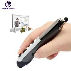 2.4g caneta apresentadora sem fio mouse com ponteiro laser stylus