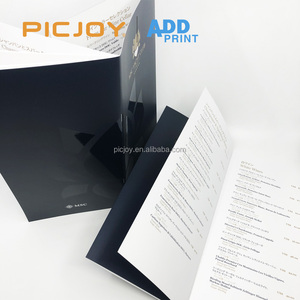 20 Trang 160*320Mm In Ấn Du Thuyền Câu Lạc Bộ Thanh Danh Sách Bìa Cổng Gấp <span class=keywords><strong>Menu</strong></span> Cuốn Sách In Ấn Tờ Rơi Ở Thượng Hải - Product Image 3