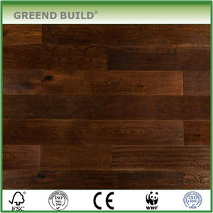 Brown brossé Micro bord aged <span class=keywords><strong>parquet</strong></span> en chêne - Product Image 1