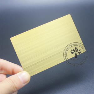 การออกแบบที่กำหนดเองสแตนเลสโลหะที่ว่างเปล่า<span class=keywords><strong>Buiness</strong></span>บัตร