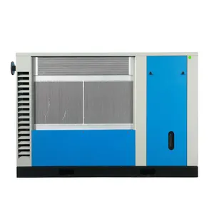 90KW 125HP 7-12.5bar New Energy-saving Double Screw Air Compressor With Dryer SCR125II