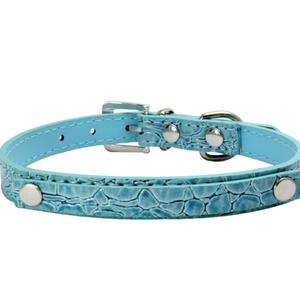 Nuevo diseño durable ajustable DIY carta cuero claveteado <span class=keywords><strong>collar</strong></span> de perro para perro - Product Image 5