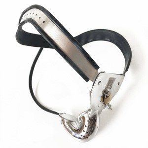 Cinturón de <span class=keywords><strong>castidad</strong></span> de acero inoxidable para hombre, Dispositivo de <span class=keywords><strong>Castidad</strong></span> masculino, jaula para pene - Product Image 4