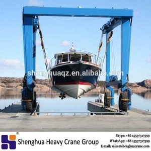 Chine Personnalisé 50 tonnes Mobile Boat Hoist Yacht Lift Crane Marine Travel Lift Fabricant - Product Image 3