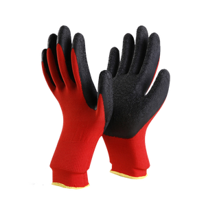 Gants en <span class=keywords><strong>latex</strong></span>, <span class=keywords><strong>Nylon</strong></span> rouge, noir froissé, mm, produit de qualité supérieure, usine - Product Image 3