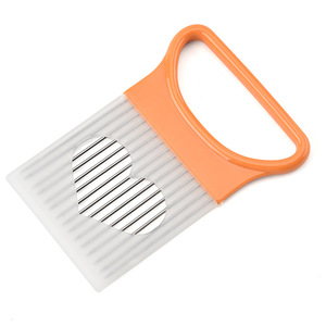 Supporto per <span class=keywords><strong>cipolla</strong></span> in acciaio inossidabile, Gadget per ago per affettatrice per verdure da cucina per il taglio di patate e pomodori - Product Image 5