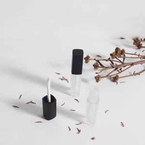 Ống Nhỏ Son Bóng Mờ Ống Nhựa Mỹ Phẩm Hình Vuông Son Dưỡng Môi Màu Trắng Mờ Chai Son Rỗng Đóng Gói Màu Đen - Product Image 6