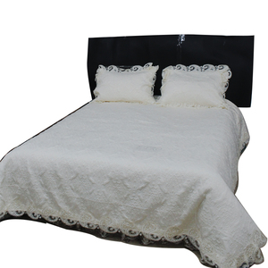 Nuevo Diseño <span class=keywords><strong>Blanco</strong></span> de Satén Elástico de Seda De Morera ropa de Cama de Bebé Cuna Conjuntos - Product Image 1