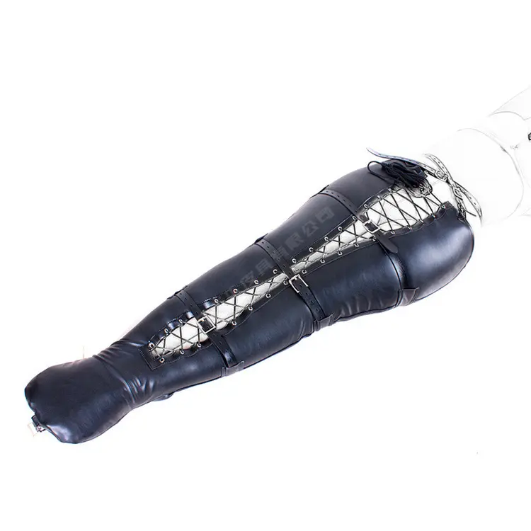 Cinturón bondage de sirena BDSM para mujer, encuadernación de piernas, cuerpo, restricción, pie, esclavo, cuero, juguetes sm