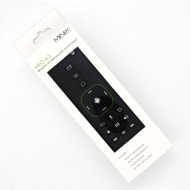 New Promotion Minix Neo A3 Wireless air Mouse 2.4G RF Remote Control Wholesale Online Keyboard with Voice