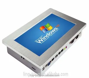 קיר הר IPS 10.1 אינץ מגע מסך תעשייתי לוח PC 4GB ram 64GB SSD 2 * LAN מחוספס tablet PC כל במחשב אחד