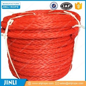 (Cuerda JINLI) cuerda sintética <span class=keywords><strong>de</strong></span> 8 hebras, 12 hebras o doble trenzado uhmwpe(HMPE) se utiliza en cabrestante, Marina, remolque y eslingas - Product Image 5