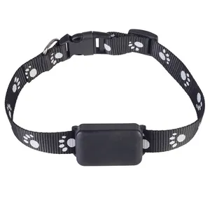 Personalizzato logo a basso prezzo pet tracker GPS con trasporto del collare, p03 GSM pet cane/gatto dispositivo di localizzazione GPS con APP + Web + SMS sistema di tracciamento