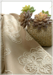 Rideaux de lin en broderie française <span class=keywords><strong>lambrequin</strong></span> store - Product Image 2