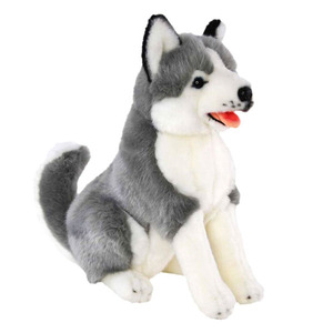 Promocional siberian <span class=keywords><strong>husky</strong></span> de peluche animales de peluche de juguete - Product Image 5