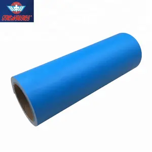 80mic 12inch Width 50ft Length Blue Self adhesive Stencil Film PVC Vinyl Roll