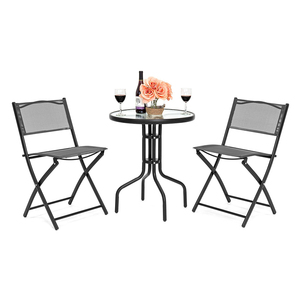 Sıcak <span class=keywords><strong>Sat</strong></span>ış Açık Mobilya Rattan Yemek Odası masa sandalye seti - Product Image 1