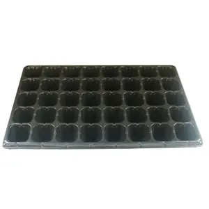 Factory supply 40 Cells forestry seedling tray plastic nursery deeper plug tray