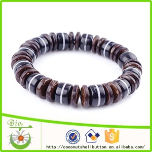 Cocotero personalizado con beaded nativo americano joyas pulsera - Product Image 2