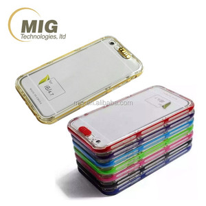 Mode Doux TPU Appel LED Blink clignotant Transparent Cas de Couverture arrière pour iphone 6/6 <span class=keywords><strong>s</strong></span>/6 plus - Product Image 4