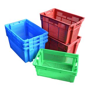Mật Độ Cao Polyethylene Stackable Thông Hơi Nhựa Crate Sản Xuất - Product Image 6
