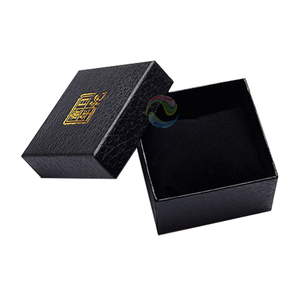 En gros Pas Cher Élégant Hommes Logo Personnalisé Noir Boîte De Montre En Papier Cadeau - Product Image 2