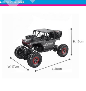 Samtoy Voiture électrique en alliage 1:18, jouet tout-terrain 4x4, voiture télécommandée RC pour enfants - Product Image 5