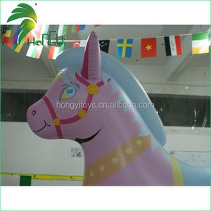 Tinh Tế Đầy Màu Sắc Inflatable Horse Toy Với 2 M Tall - Product Image 4