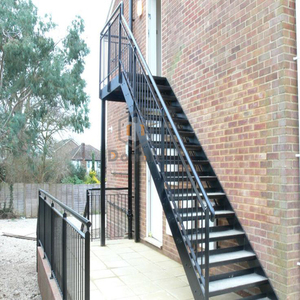 <span class=keywords><strong>Escaleras</strong></span> Metálicas Industriales <span class=keywords><strong>para</strong></span> Exteriores, Escalera de Hierro Fundido, Escalera Recta <span class=keywords><strong>para</strong></span> Exteriores - Product Image 5