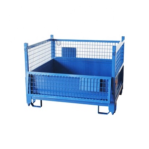 Verniciato <span class=keywords><strong>a</strong></span> polvere Storage Container Piedini In Acciaio Box Pallet - Product Image 6