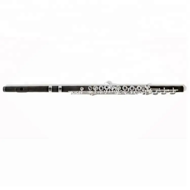 Chinese factory Cheap price Ebony body Flute with Split E