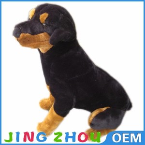 Levensgrote politie hond pluche speelgoed pluche hond dat look real - Product Image 6