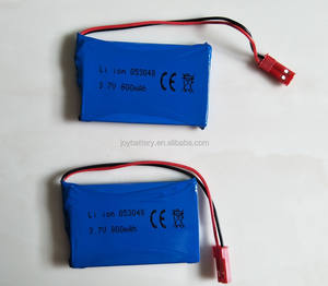 053048 3.7V 800mAh 알루미늄 쉘 충전식 리포 배터리 (JST 커넥터 포함) - Product Image 2