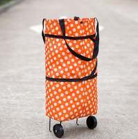 Sac de voyage à roulettes unisexe, valise pliable de voyage Durable, fourre-tout à roulette, sac de courses pour légumes, vente en gros