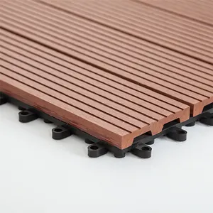 Tuin Decoratie Gebruikt Suwwimm Zwembad Wpc Tegels Plastic Vloertegel Grijpende Outdoor Dek Tegels Teak