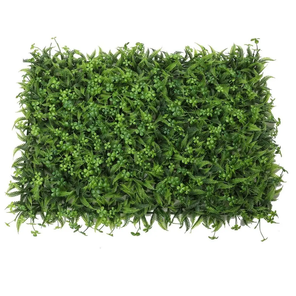 Indoor and outdoor decoration artificial grass wall mat boxwood hedge artificial wall fern grass panels