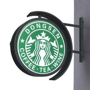 להתאמה אישית אור תיבת 3D לוגו <span class=keywords><strong>Led</strong></span> זול אור תיבת לוגו סימן סימן 3D תיבת אור - Product Image 2