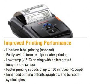 BIXOLON SPP-R300 Pos Cầm Tay Nhiệt Điện Thoại Di Động Mã Vạch/Máy In Hóa Đơn - Product Image 2