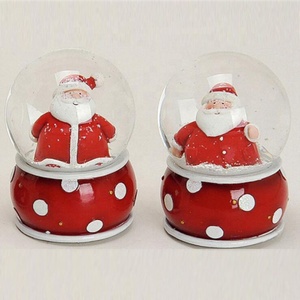 Wholesale Mini Christmas Resin Elk <strong>Snowman</strong> Water Snow <strong>Globe</strong> with Blowing Snow - Product Image 3