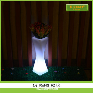 Usine Directe Vente Rechargeable Led Pot De Fleur, led en plastique pots de fleurs <span class=keywords><strong>dans</strong></span> le <span class=keywords><strong>jardin</strong></span> - Product Image 5