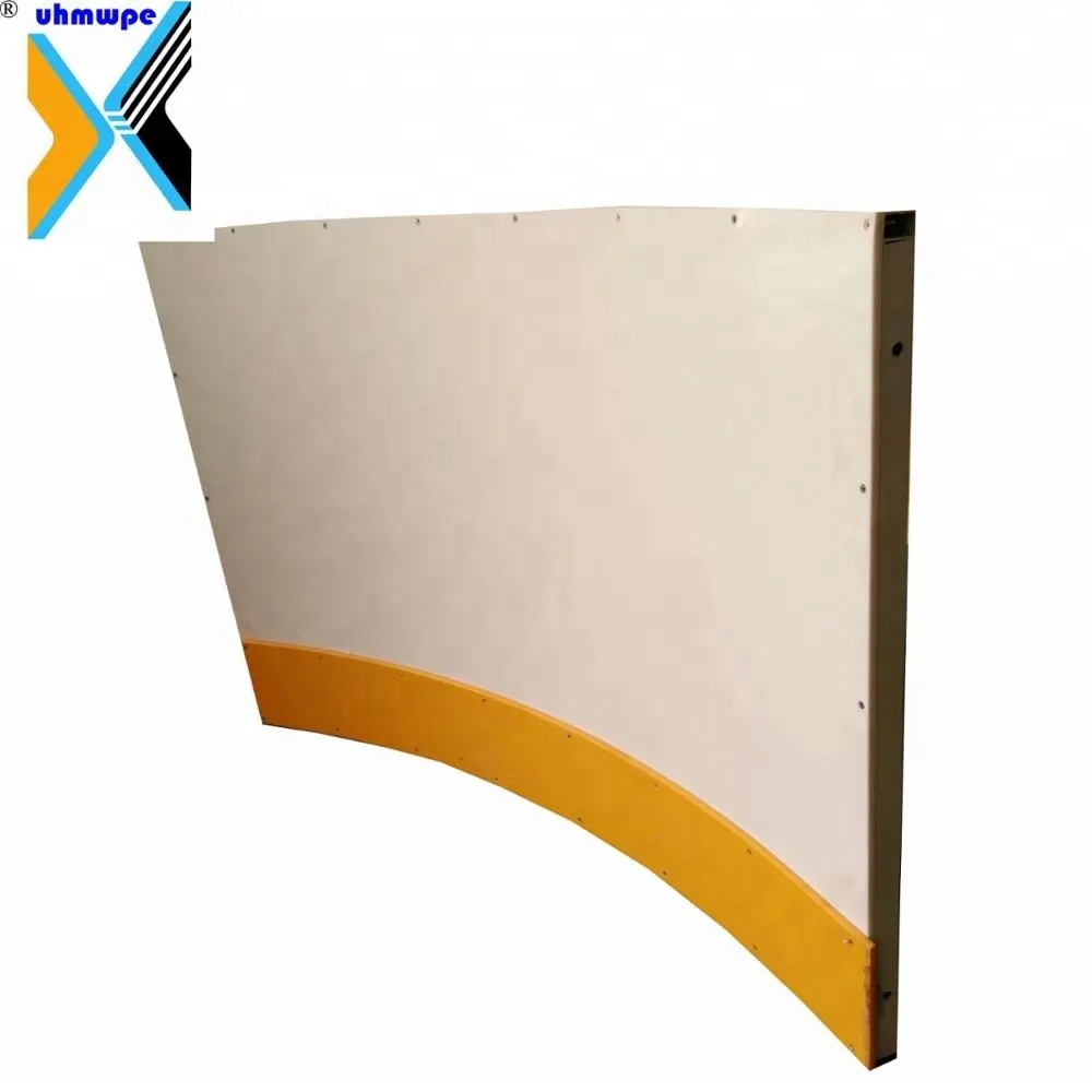 Hockey White Board Hockey Baseboard Plastic Skirting Wear Resistant Customer SyntHetic Ice Rink Panel And Barriers